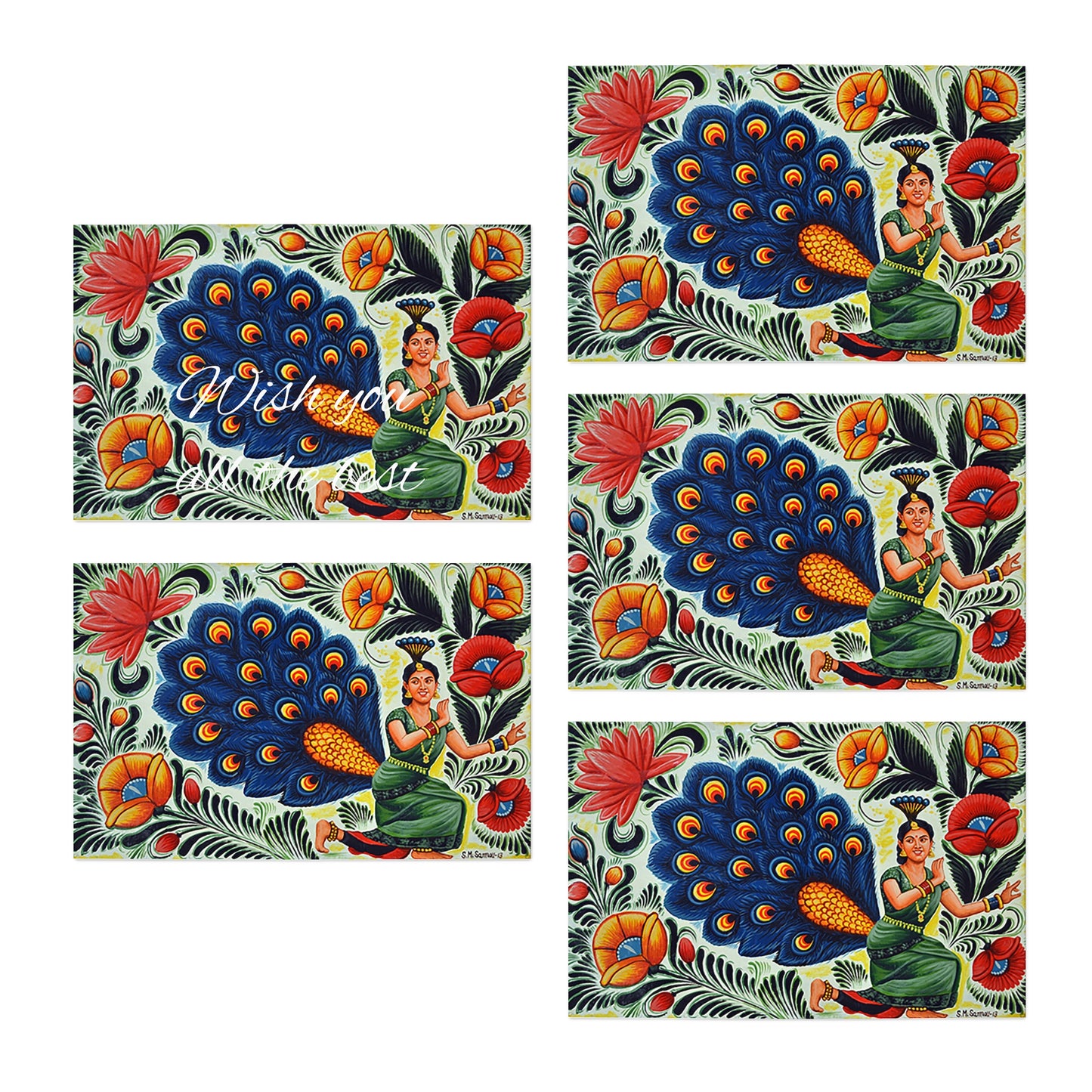 Multi-Design Greeting Cards (5-Pack)