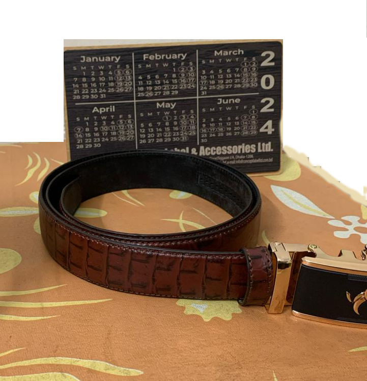 100% Leather Belt With Exclusive Metal Buckle