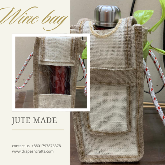 Wine carrier Bag by Jute