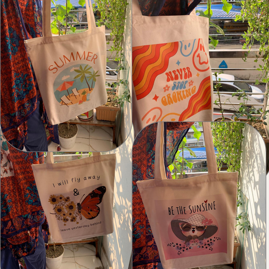 Printed Canvas Bag