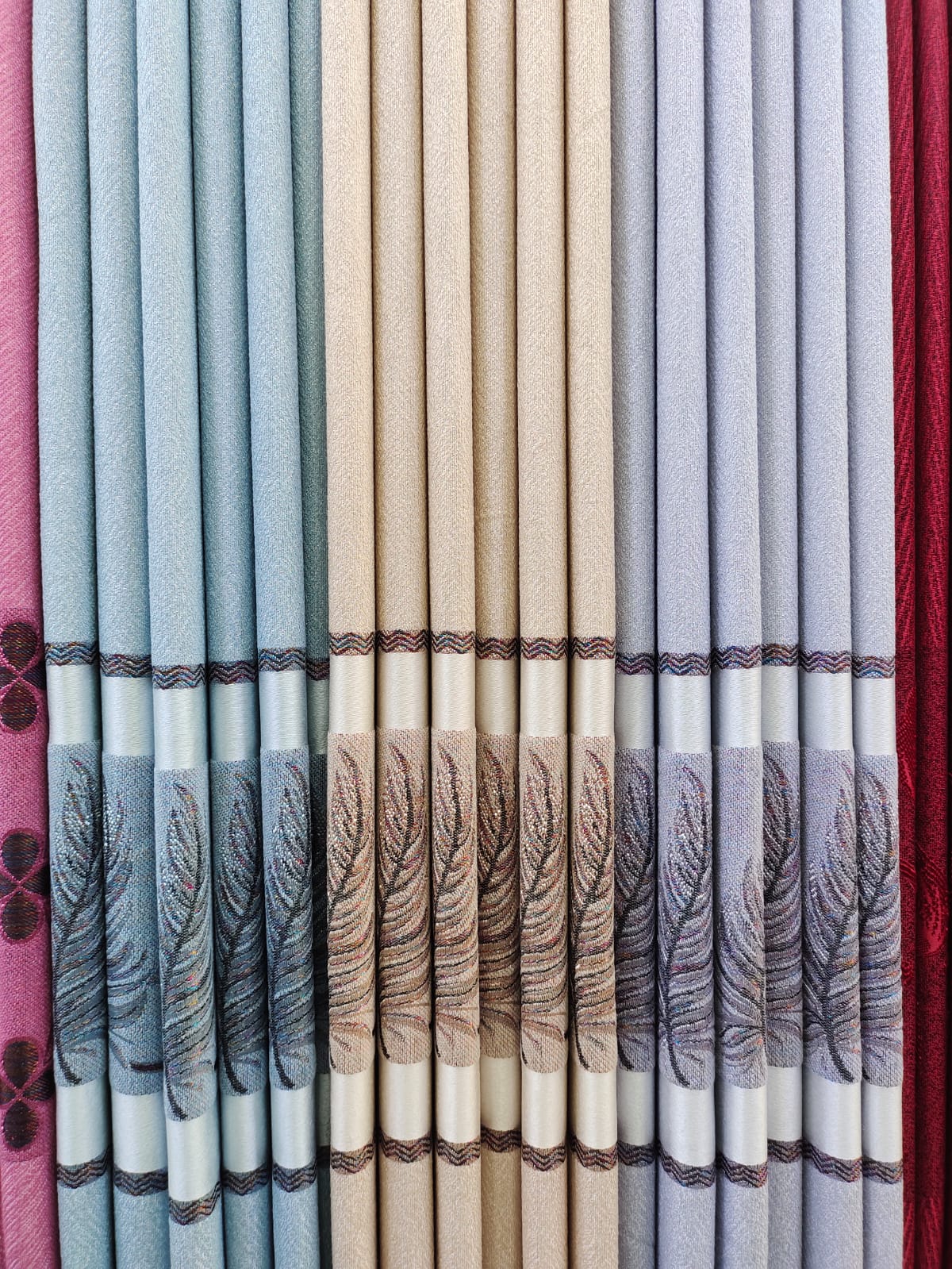 Polyester Velvet Curtain (Porda)