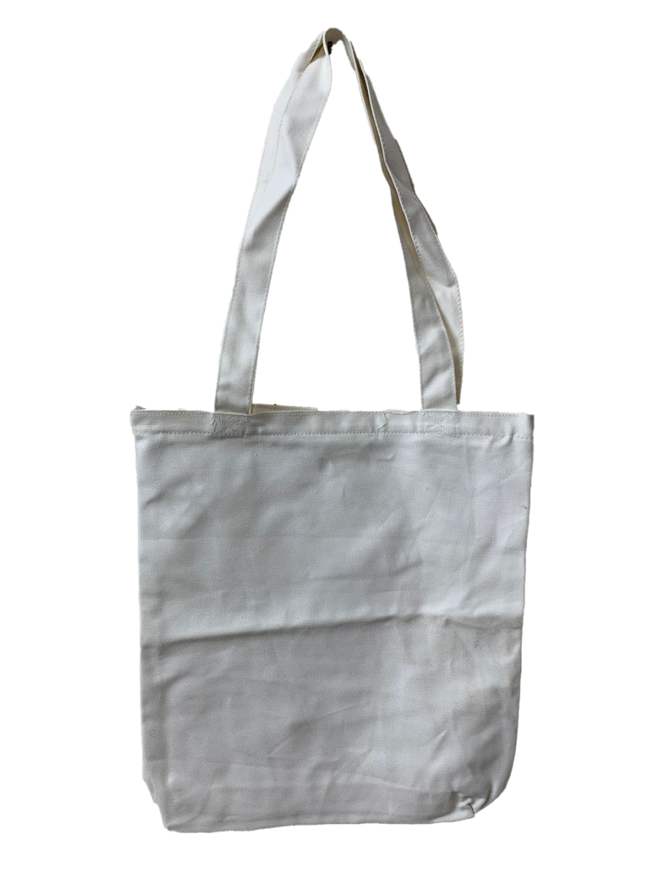 White Non Printed Canvas Tote Bag