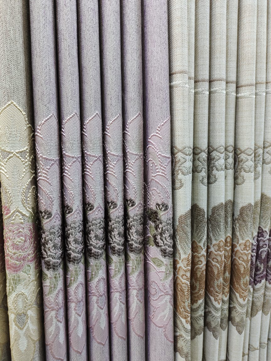 Velvet finish curtain (Porda)