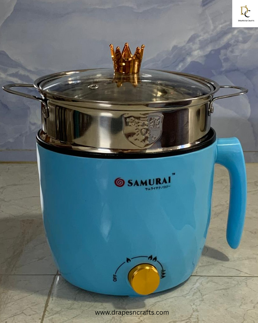 Samurai Multi-Cooker Electric Rice Pot (Steel top) – Elegant Crown Series