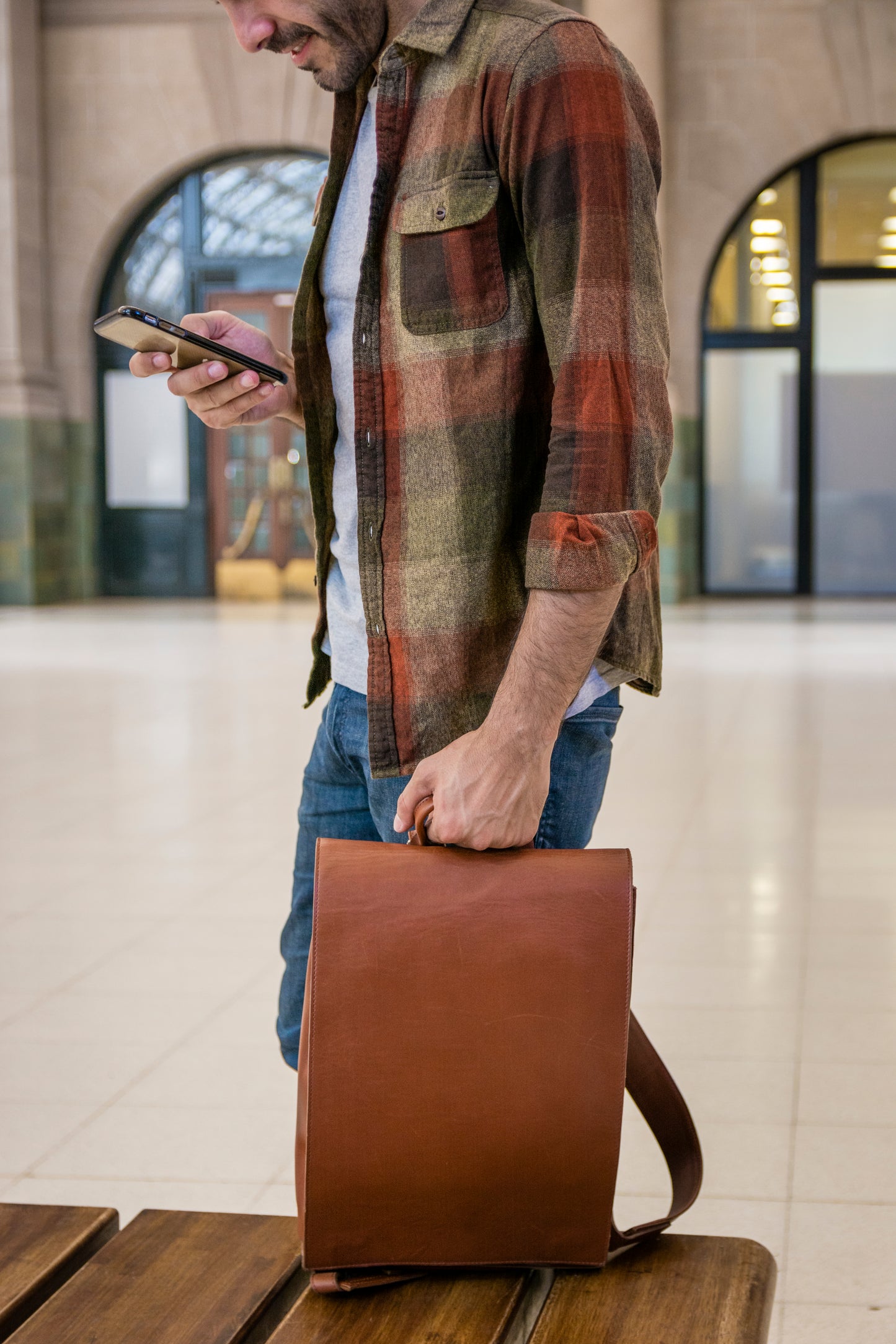 Leather Laptop Bag