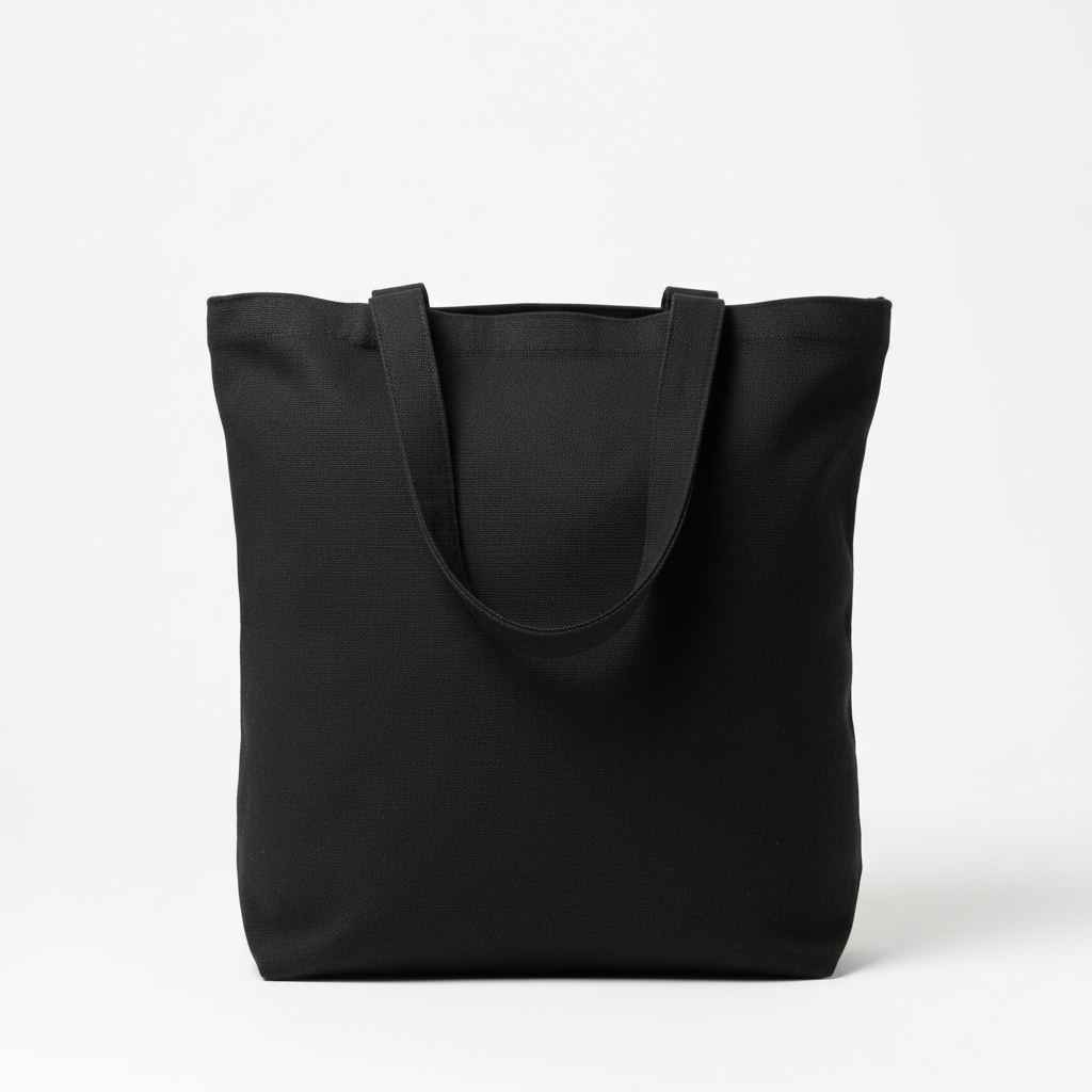 Cotton Tote Bag, Reusable Grocery Shopping Bag, 15 x 16 Inch, 180 GSM Canvas, Eco-Friendly, Heavy Duty, Pack of 3