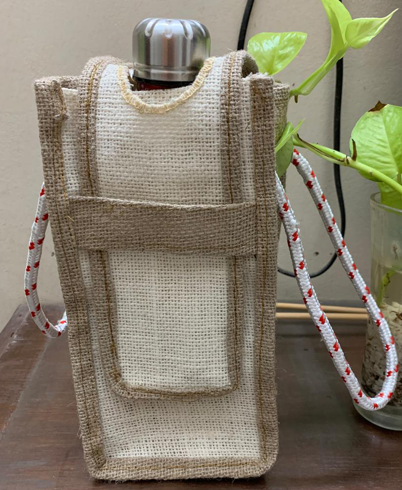 Wine carrier Bag by Jute